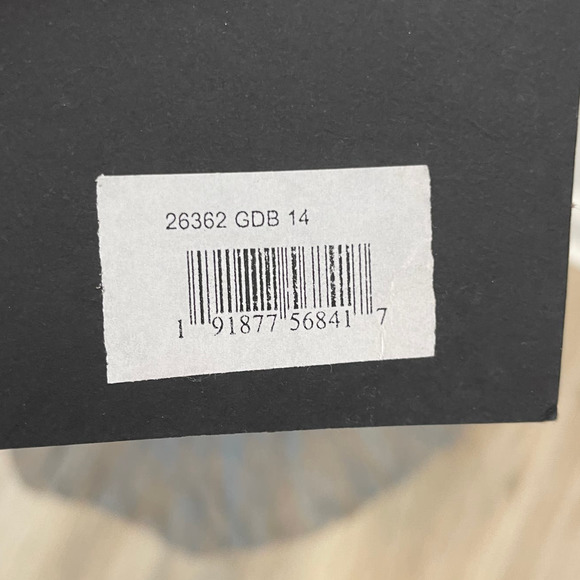 Mac Duggal Grecian Cold Shoulder Backless Gown In Golden Blue 26362 Size 14 New - Picture 14 of 16